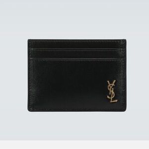 YSL Saint Laurent Cassandre leather card holder